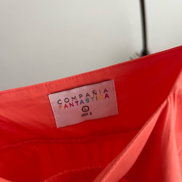 Compania Fantastica Colour Block Poplin Mini Dress - Picture 3 of 5